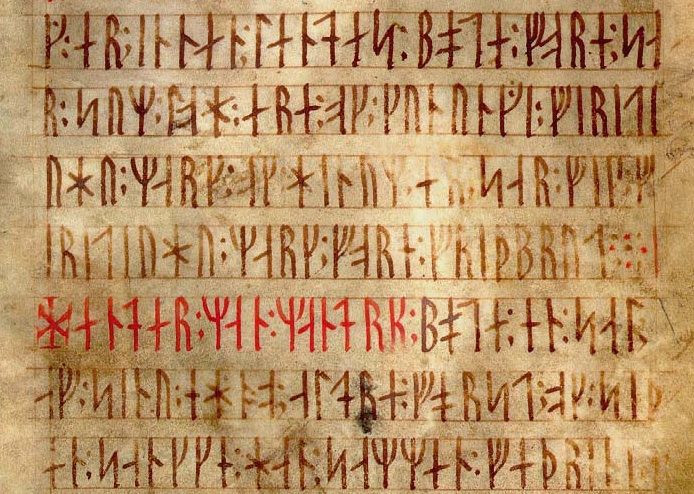  10. Ghi chép lịch sử và truyền thuyết. Nhiều bài thơ, truyền thuyết và sự kiện lịch sử đã được khắc bằng Runes, giúp lưu giữ ký ức về thời đại Viking và Germanic cổ. Ảnh: Pinterest.