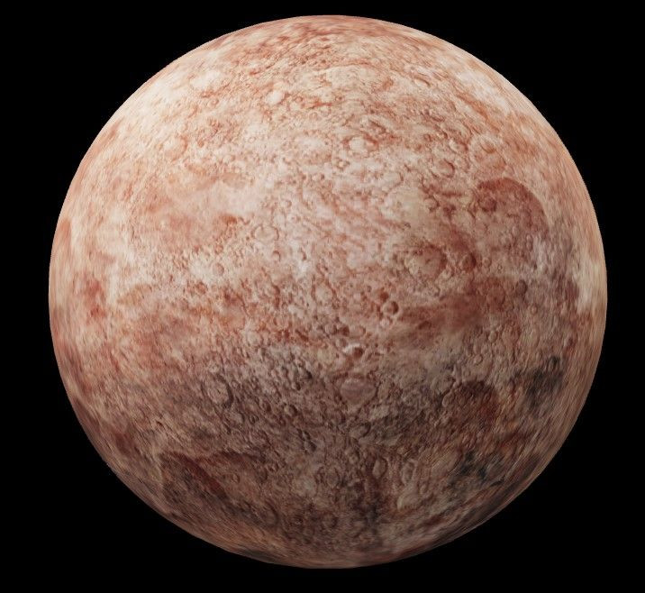  Makemake cực kỳ lạnh. Makemake nằm ở vành đai Kuiper, có bề mặt lạnh giá với nhiệt độ khoảng -239°C. Ảnh: Pinterest.