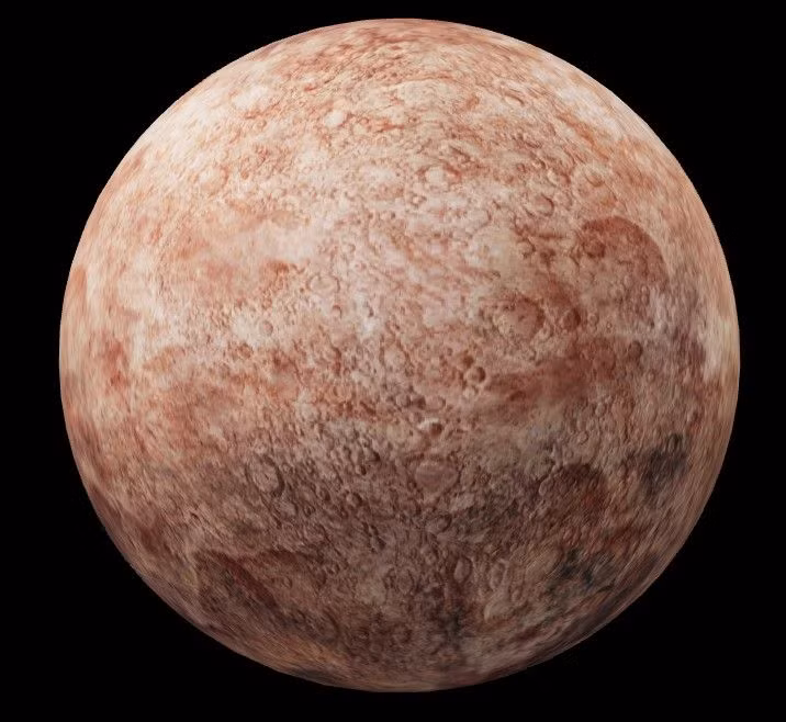  Makemake cực kỳ lạnh. Makemake nằm ở vành đai Kuiper, có bề mặt lạnh giá với nhiệt độ khoảng -239°C. Ảnh: Pinterest.