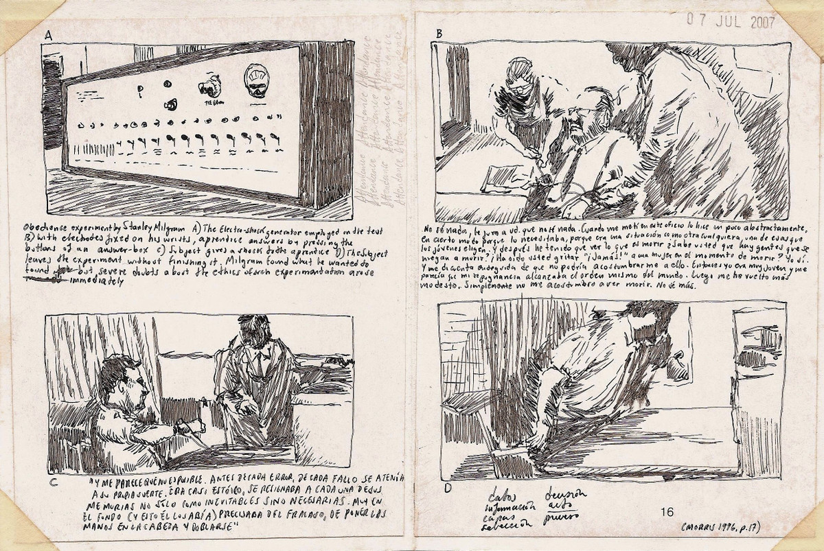  Lệnh từ nhà khoa học: Người tham gia được khuyến khích tiếp tục thí nghiệm bất chấp sự đau đớn giả vờ của "học sinh". Các nhà nghiên cứu chỉ nói đơn giản: "Xin tiếp tục," hoặc "Bạn không có lựa chọn khác". Ảnh: Pinterest.