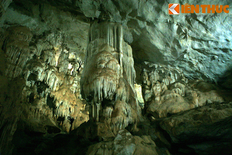 Theo các khảo sát, hang Dơi có diện tích khoảng 6.915 m2, có chiều dài 80m, cao 20m, rộng 25m, kết cấu thành 3 khoang lớn, được ngăn bằng các khối nhũ đá, măng đá, rèm đá, tường đá rất đa dạng.