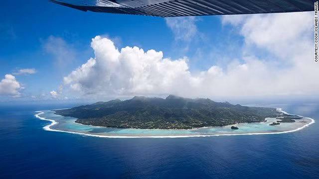 20. Đảo Rarotonga trong quần đảo Cook nổi tiếng với những bãi biển đẹp mê hồn và nền âm nhạc độc đáo của thổ dân bản địa.