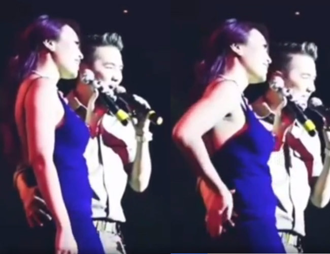 Cư dân mạng từng khui lại clip Mr. Đàm bị Mỹ Tâm từ chối khi "bàn tay hư" của anh đụng chạm vào cơ thể nữ ca sĩ.