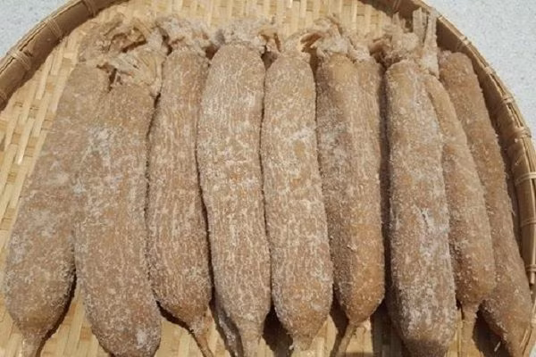 Loai cu “nhan sam mua dong”, mang kho voi thit vit cuc ngon