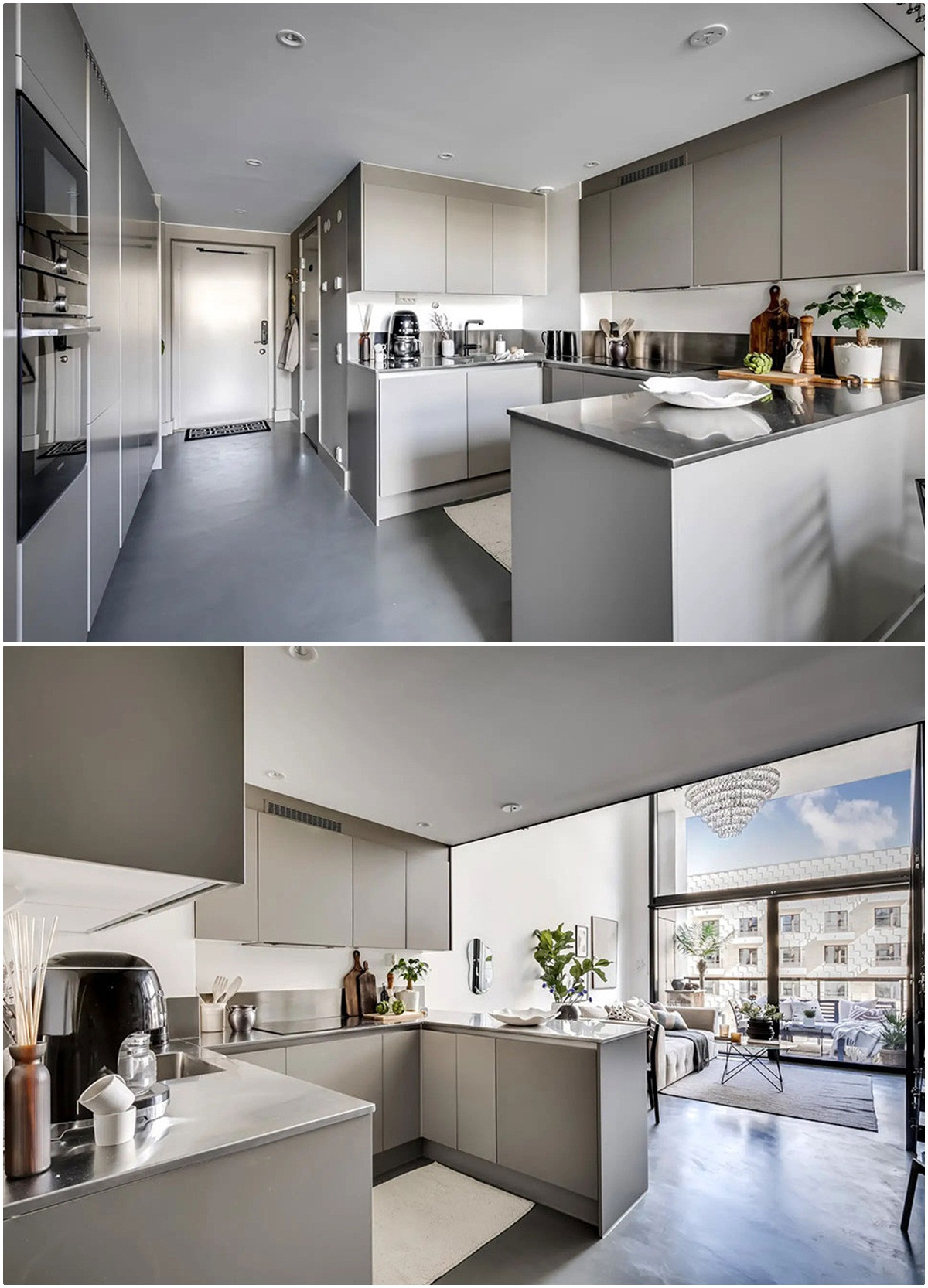 Can ho gac xep gay an tuong voi phong cach cong nghiep hien dai-Hinh-5