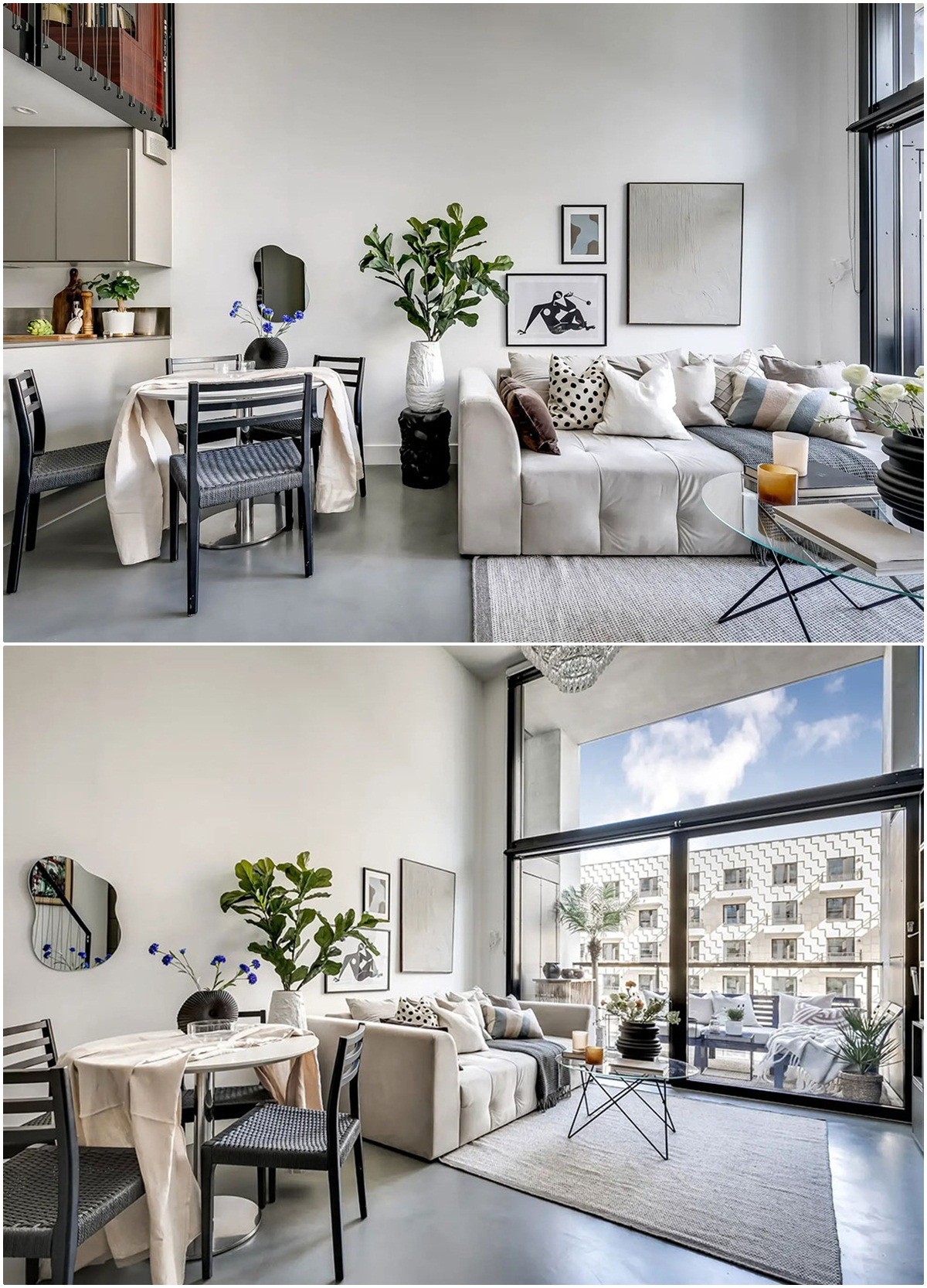 Can ho gac xep gay an tuong voi phong cach cong nghiep hien dai-Hinh-4