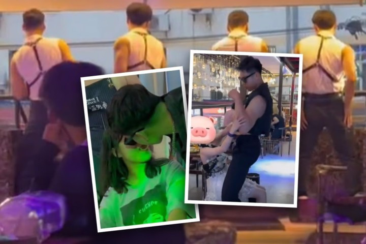 Nhan vien dut thuc an cho khach bang mieng gay xon xao-Hinh-2