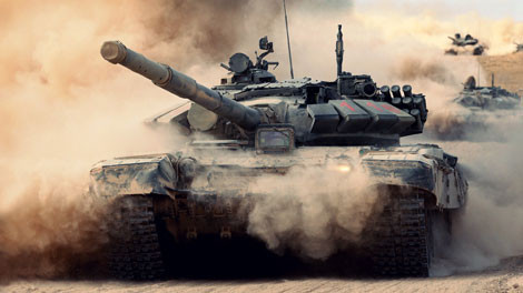 Xe tăng chiến đấu chủ lực T-90.