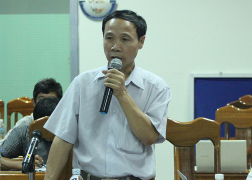 Ông Phạm Văn Ái - GĐ Trung tâm OSCA tại buổi làm việc chiều 26/8. Ảnh: VNN.