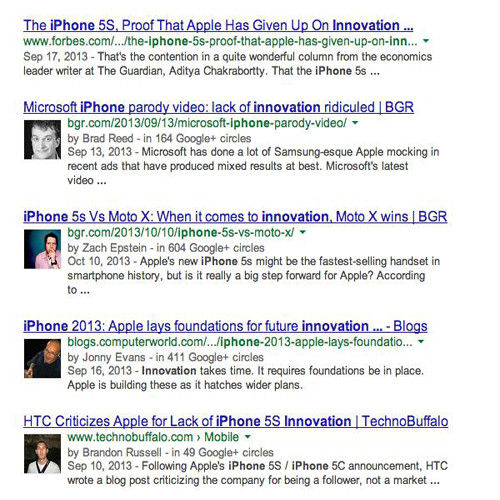 Sự lạm dụng đối với từ "sáng tạo" (innovation) mỗi khi Apple tung ra sản phẩm mới.