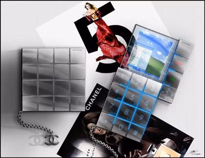 Khái niệm điện thoại Choco, được thiết kế giống như các miếng thủy tinh hình vuông ghép lại, trông giống như sô cô la nhưng có ánh sáng quang học phân ranh giới các con số. Tất cả các số có thể được nhìn thấy qua bề mặt cảm ứng khi bạn trượt màn hình.