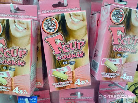 Kẹo giúp tăng kích thước vòng ngực. Loại kẹo này được quảng cáo chỉ cần 2 viên mỗi ngày, các teen nữ sẽ hoàn toàn yên tâm về kích thước vòng 1 của mình.