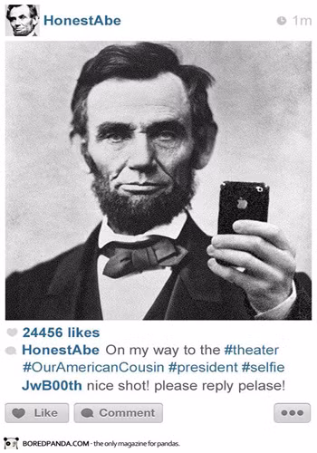 Abraham Lincoln "tự sướng".