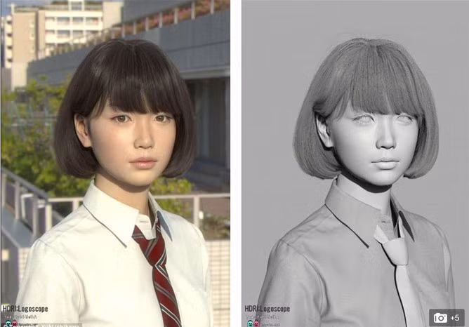 Ishikawa cho biết họ đã tạo ra Saya trong lúc thời gian rảnh rỗi nên để hoàn thành được tác phẩm cũng hơi khó khăn. Và phần khó nhất là làm sao nhân vật đạt được làn da mềm mại, ẩm và trong như da thật. Hiện hai nghệ sĩ vẫn đang cải thiện tác phẩm và hy vọng da và tóc nhân vật sẽ hoàn hảo hơn.