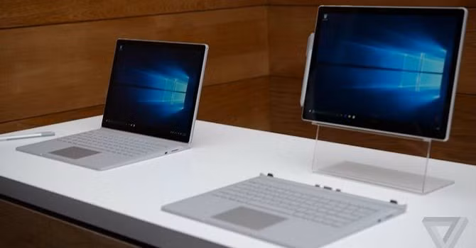 Soi can canh sieu pham may tinh Surface Book cua Microsoft