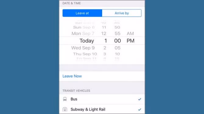  9. Đặt vé nhanh trên Apple Maps. Còn nếu đang tìm kiếm một chuyến tàu để đi đến một thành phố nào đó được Apple Maps hỗ trợ, bạn thậm chí còn có thể xem thêm thông tin cũng như đặt vé ngay trong ứng dụng Maps. Khá tiện lợi nhưng rất tiếc là nó cũng chưa có tại VIệt Nam. 
