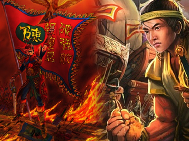 Theo sách "Danh tướng Việt Nam", các vua Trần và hoàng tộc tiến hành hội nghị ở bến Bình Than để bàn kế chống lại quân Mông - Nguyên xâm lược lần thứ hai. Phần lớn hoàng thân quốc thích đều được dự, Trần Quốc Toản do còn nhỏ tuổi nên không được vào. Tức giận vì chưa được tin dùng, Trần Quốc Toản bóp nát quả cam vua ban lúc nào không hay.