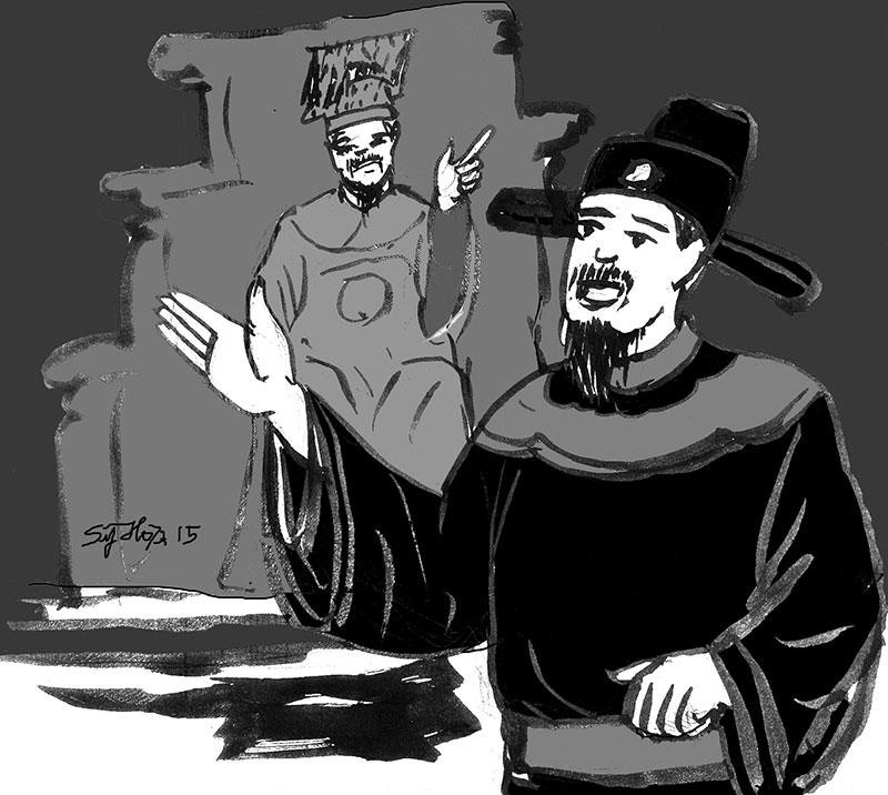 Sau khi thi đỗ trạng nguyên, Hồ Tông Thốc được vua tin dùng, giao làm An phủ sứ, thường triệu kiến ông ra tiếp sứ, phái dẫn đoàn sứ bộ sang Trung Quốc. Theo sách "Giai thoại Lịch sử Việt Nam", trong chuyến đi này, Hồ Tông Thốc đã sửa thơ Vương Bột - người được tôn là thi bá của Trung Quốc. Hành động của ông khiến ngay quan lại Trung Quốc bấy giờ cũng phải thán phục.