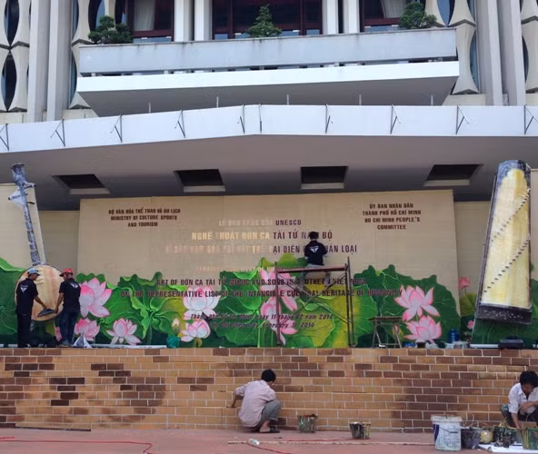 Nhằm tôn vinh giá trị và công tác bảo tồn, phát huy giá trị di sản văn hóa phi vật thể, thể hiện tinh thần trách nhiệm của Chính phủ và Nhân dân Việt Nam đối với việc bảo tồn và phát huy giá trị di sản văn hóa của nhân loại, Bộ văn hóa Thể thao và Du lịch phối hợp cùng UBND TP HCM tổ chức Lễ đón Bằng của UNESCO.