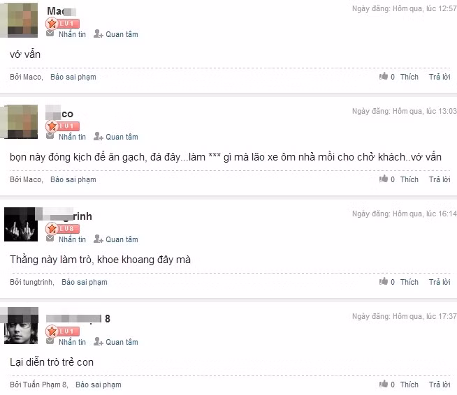 Cư dân mạng thi nhau bóc mẽ clip dàn dựng.