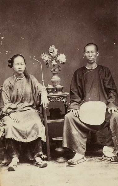 Thiếu nữ An Nam và đàn ông người Hoa.