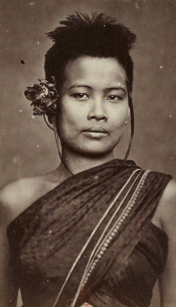 Chân dung người đẹp Campuchia.