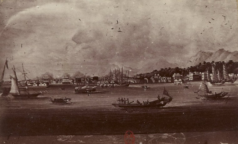 Một bến cảng ở Bắc Bộ.