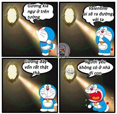 Người yêu không có ở nhà đi con!