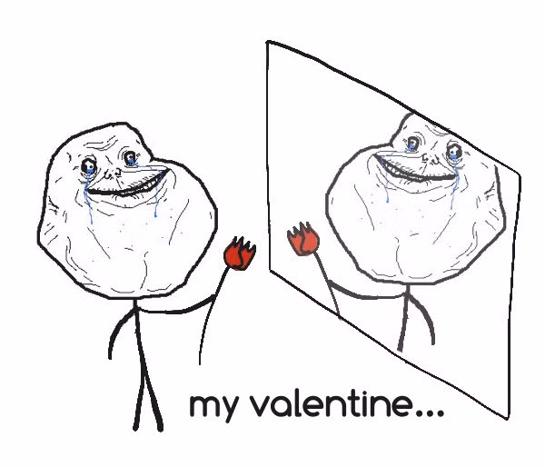 "Tự sướng" ngày Valentine.