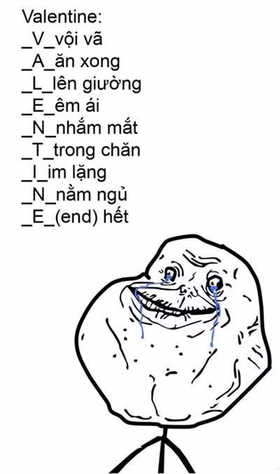 Một "định nghĩa" rất cô đọng về ngày Valentine.