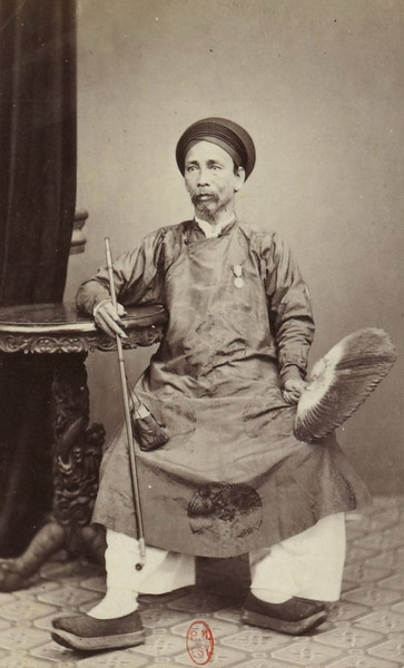 Chân dung ông Ba Tường (Tôn Thọ Tường, 1825-1877), Đốc phủ sứ tại Sài Gòn.