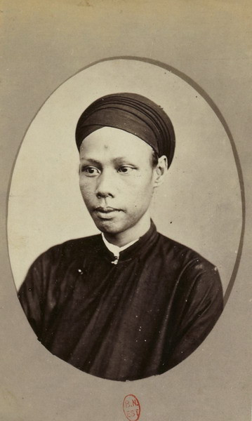 Chân dung nhà bác học PétrusTrương Vĩnh Ký (1837–1898).