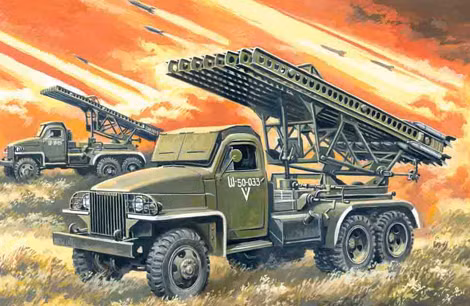 Pháo phản lực phóng loạt huyền thoại BM-13 Katyusha.