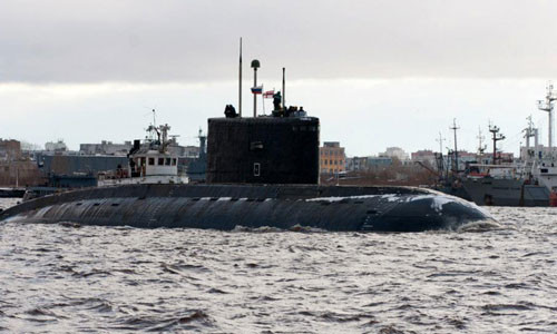 Tàu ngầm Kilo của Hải quân Ấn Độ chạy thử nghiệm sau nâng cấp tại Nga.