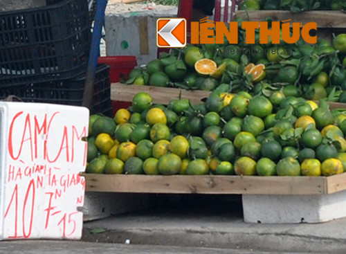 Thậm chí có những nơi còn phân loại cam để bán. Loại 1 quả to và xanh nhất bán với giá 15.000 đồng/kg. Loại 2 quả nhỏ hơn là 10.000 đồng/kg. Loại 3 là những quả bị dập hoặc héo do phơi nắng nhiều ngày, được bán với giá 7.000 đồng/kg.