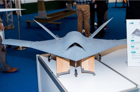 Một mẫu UAV tàng hình được Viện Chung Sơn giới thiệu gần đây.