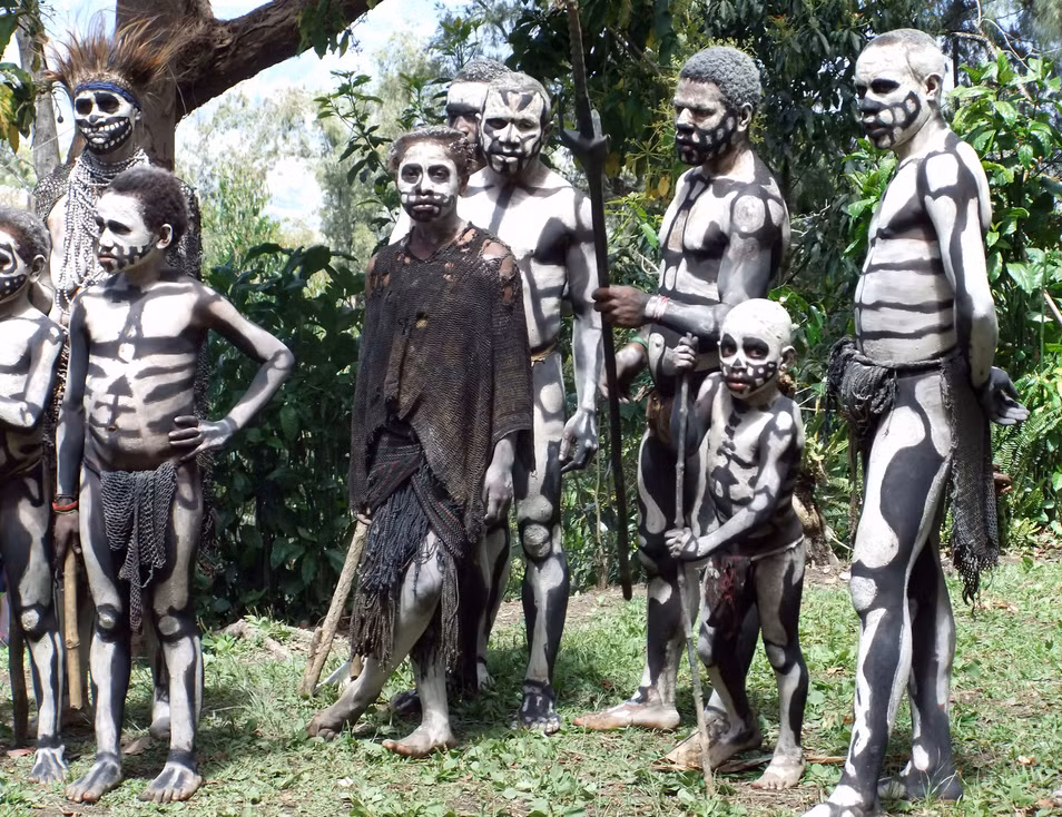 Một bộ lạc ở Papua New Guinea.