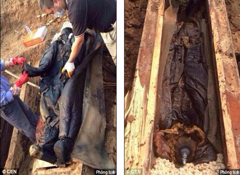 Khi mới được tìm thấy, tình trạng bảo quản của xác ướp này gần như hoàn hảo.