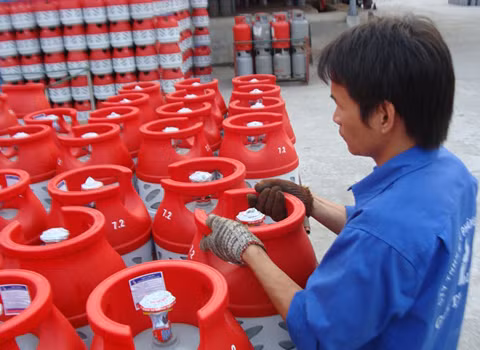 Giá gas sẽ tăng từ ngày 1/11.