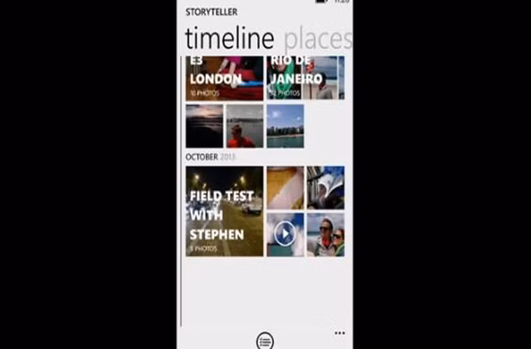 Nokia Storyteller tích hợp hình ảnh, video với dữ liệu địa điểm trên bản đồ HERE, cho phép bạn biết chính xác thông tin về địa điểm chụp ảnh, một số thông tin nổi bật về những địa điểm du lịch gần nơi bạn đang đứng... Điện thoại được bán với giá 15 triệu vào quý IV năm nay.