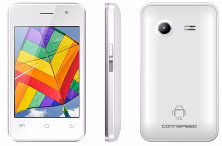 Connspeed AS123 – FWVGA 3.5”. Điện thoại này cũng đang được bán với giá 990.000 đồng. Tương tự như anh bạn “đồng hương” Connspeed AS5, điện thoại Connspeed AS123 hỗ trợ 2 sim, 2 sóng, bộ vi xử lý 1GHz, màn hình 3,5 inch, kết nối wifi, camera tự động lấy nét 3 Mp. Điện thoại này sử dụng hệ điều hành Android 2.3.5 Gingerbread.