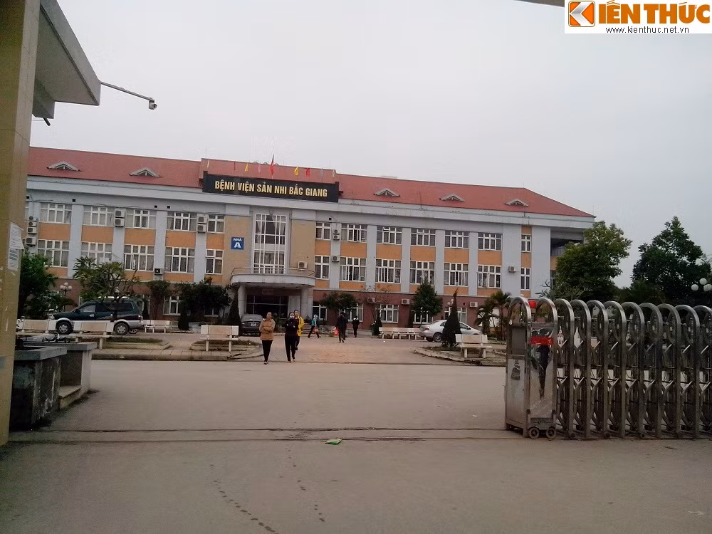 Bệnh viện Sản - Nhi Bắc Giang nơi cháu Vi đến cấp cứu sau cùng