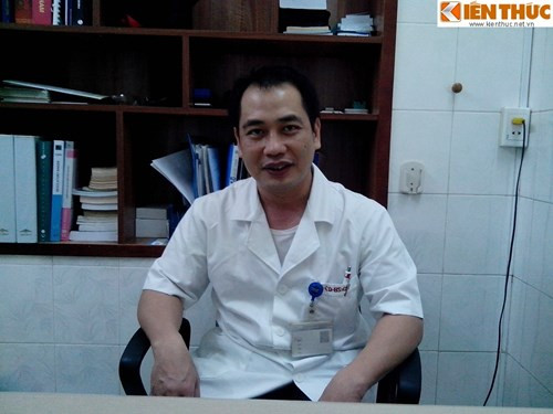Th.s, BS. Nguyễn Trung Cấp, Phó trưởng khoa Cấp cứu bệnh viện Nhiệt đới TW.