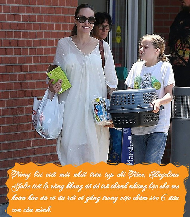 Ai cung muon tao hinh anh dep trong mat con, Angelina Jolie khuyen dieu nguoc lai