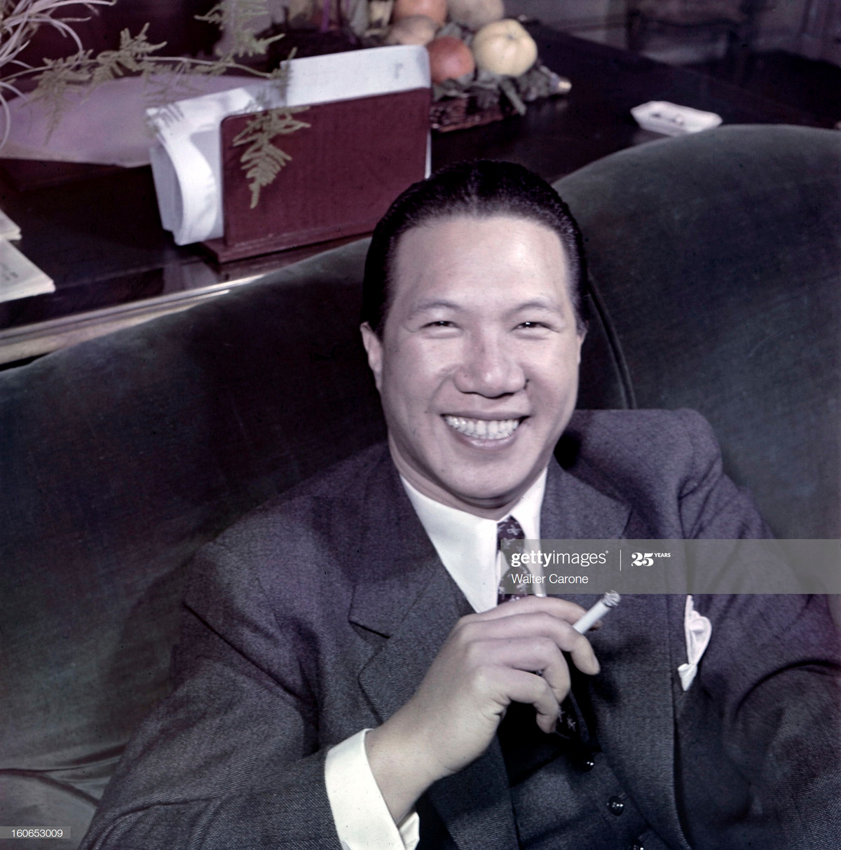 Nụ cười sảng khoái của người từng là vua nước Việt, 1949.