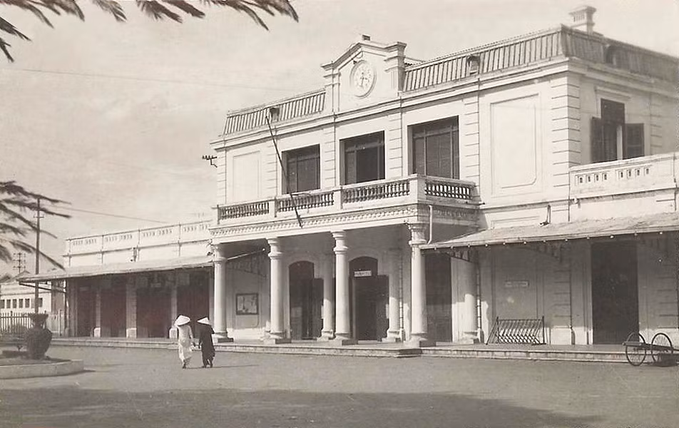 Ga trung tâm ở Vinh đầu thế kỷ 20.