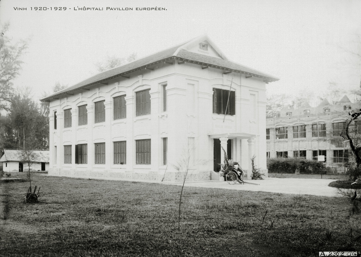 Khu nhà điều trị dành cho người châu Âu tại bệnh viện ở Vinh.