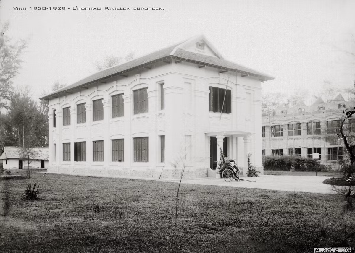 Khu nhà điều trị dành cho người châu Âu tại bệnh viện ở Vinh.
