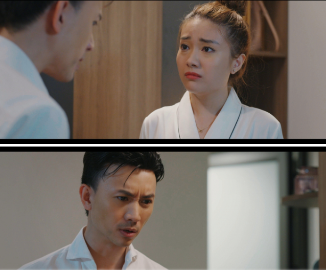 Dien vien Kieu My noi ve chuyen 'phim gia tinh that' voi Hoang Anh Vu