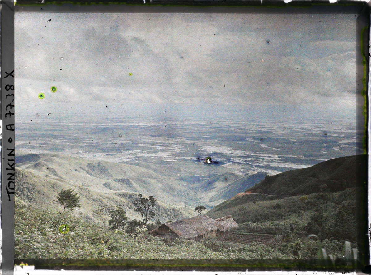 Khung cảnh hoang vu ở Tam Đảo năm 1916.